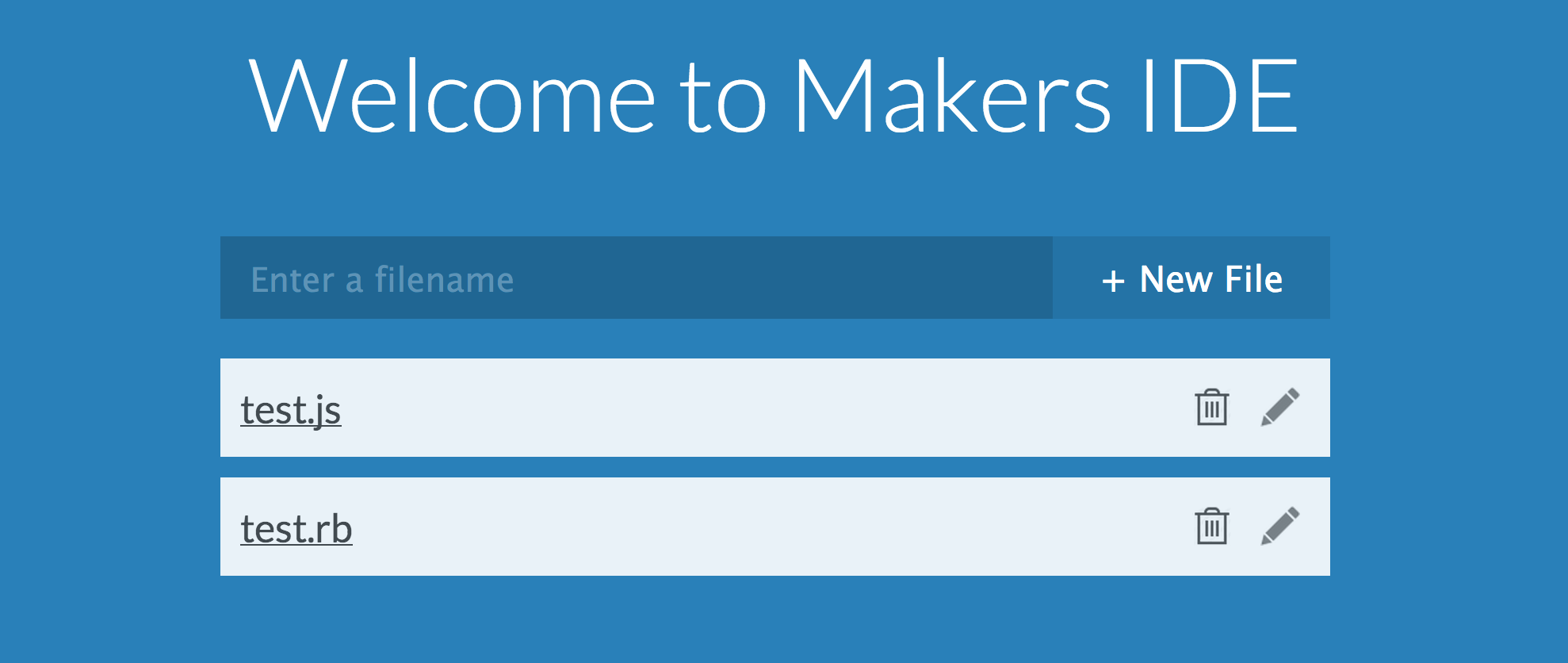 Makers IDE