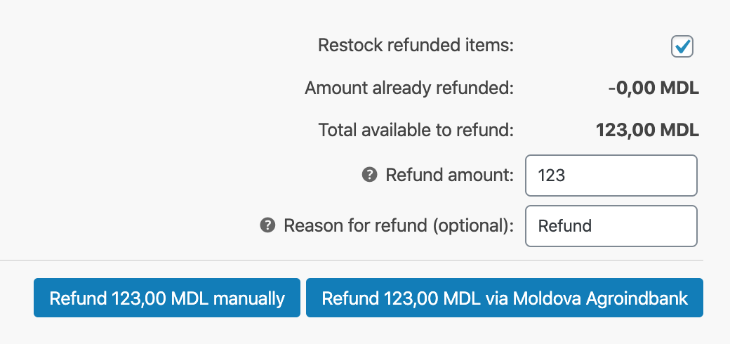 Refunds