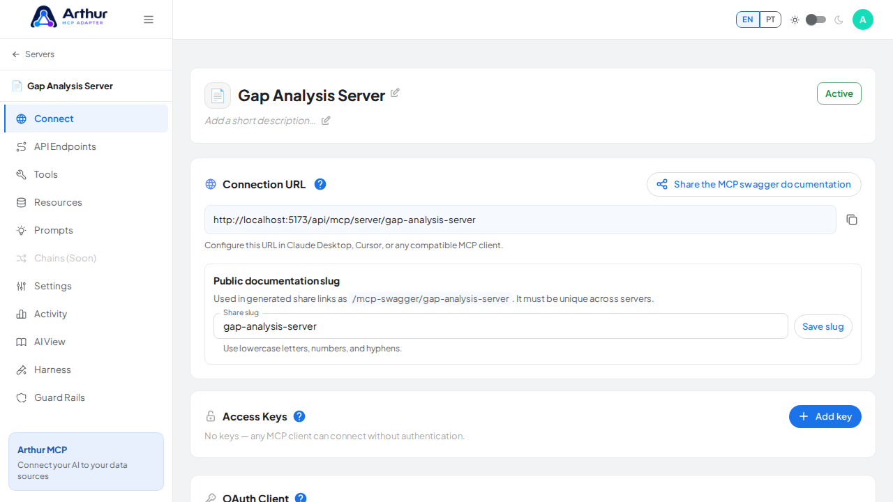 Create the blank MCP server