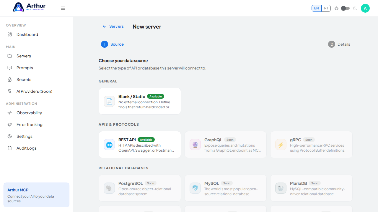Start creating the MCP server that will expose the prompt