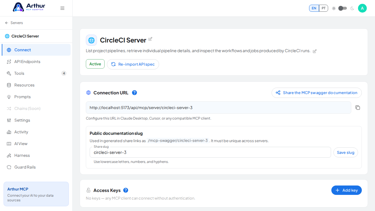 Create the CircleCI server with its preconfigured tools