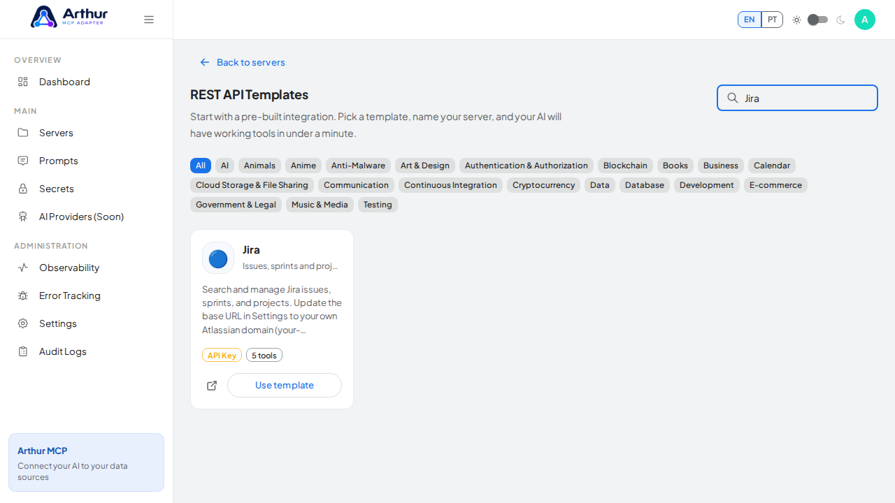 Search the gallery for the Jira integration
