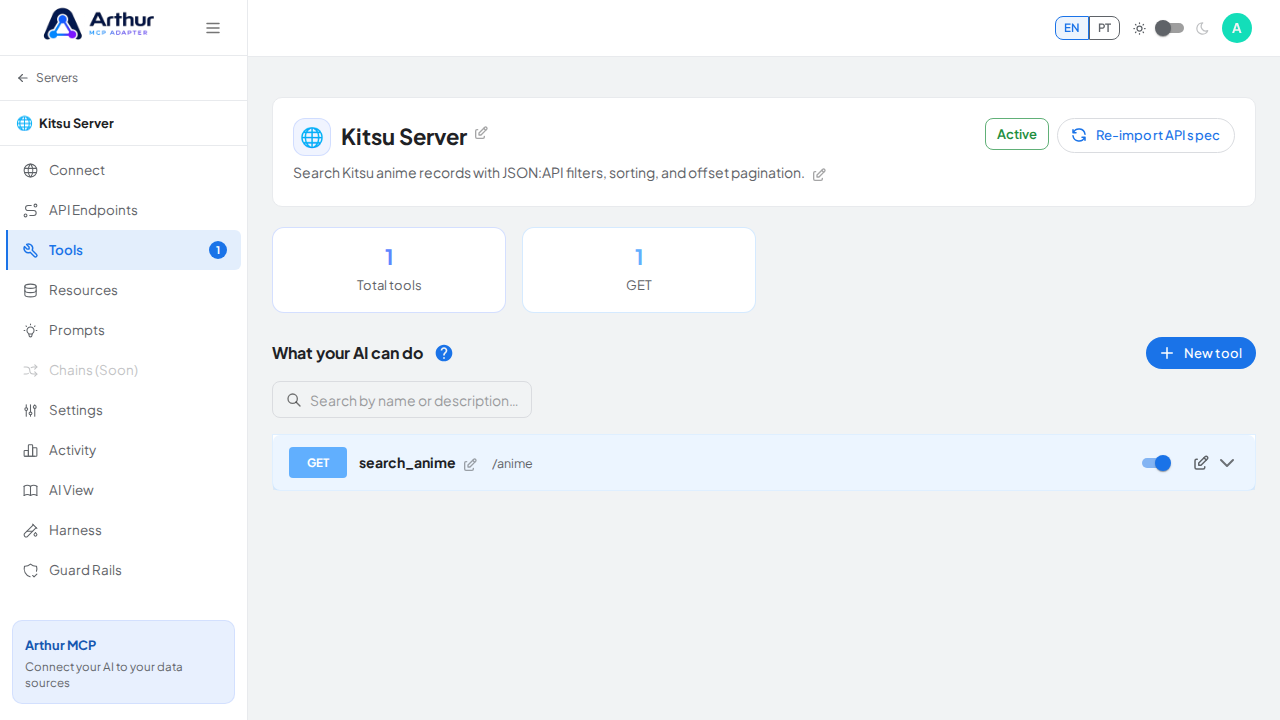 Review the tools generated from the Kitsu template