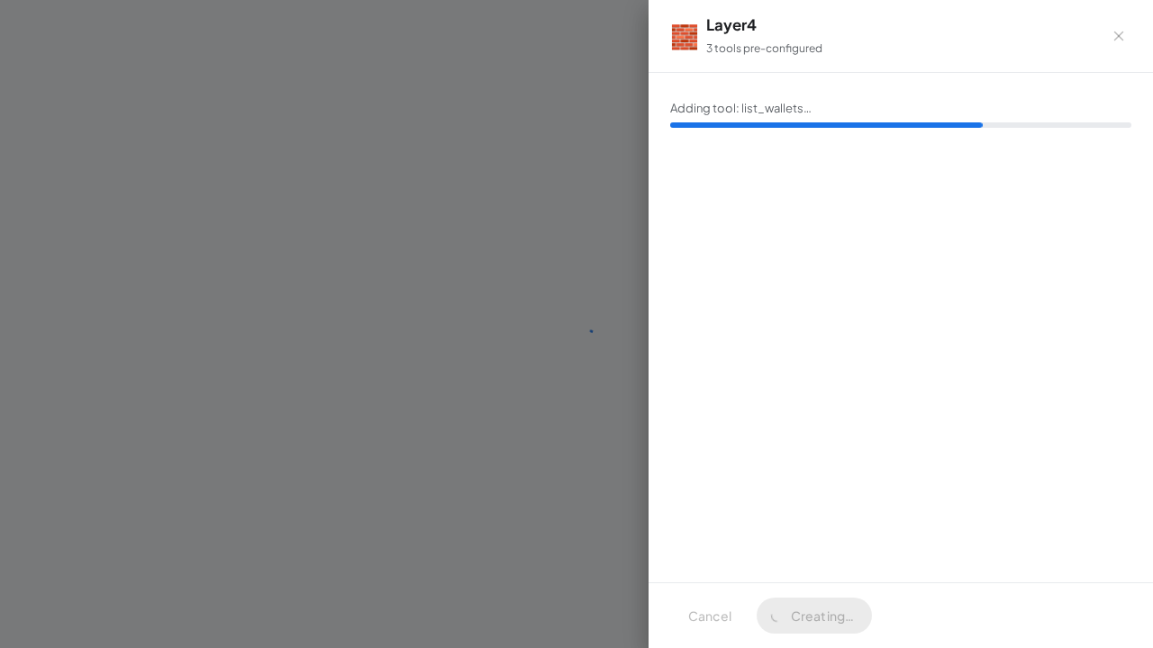 Create the Layer4 server with its preconfigured tools