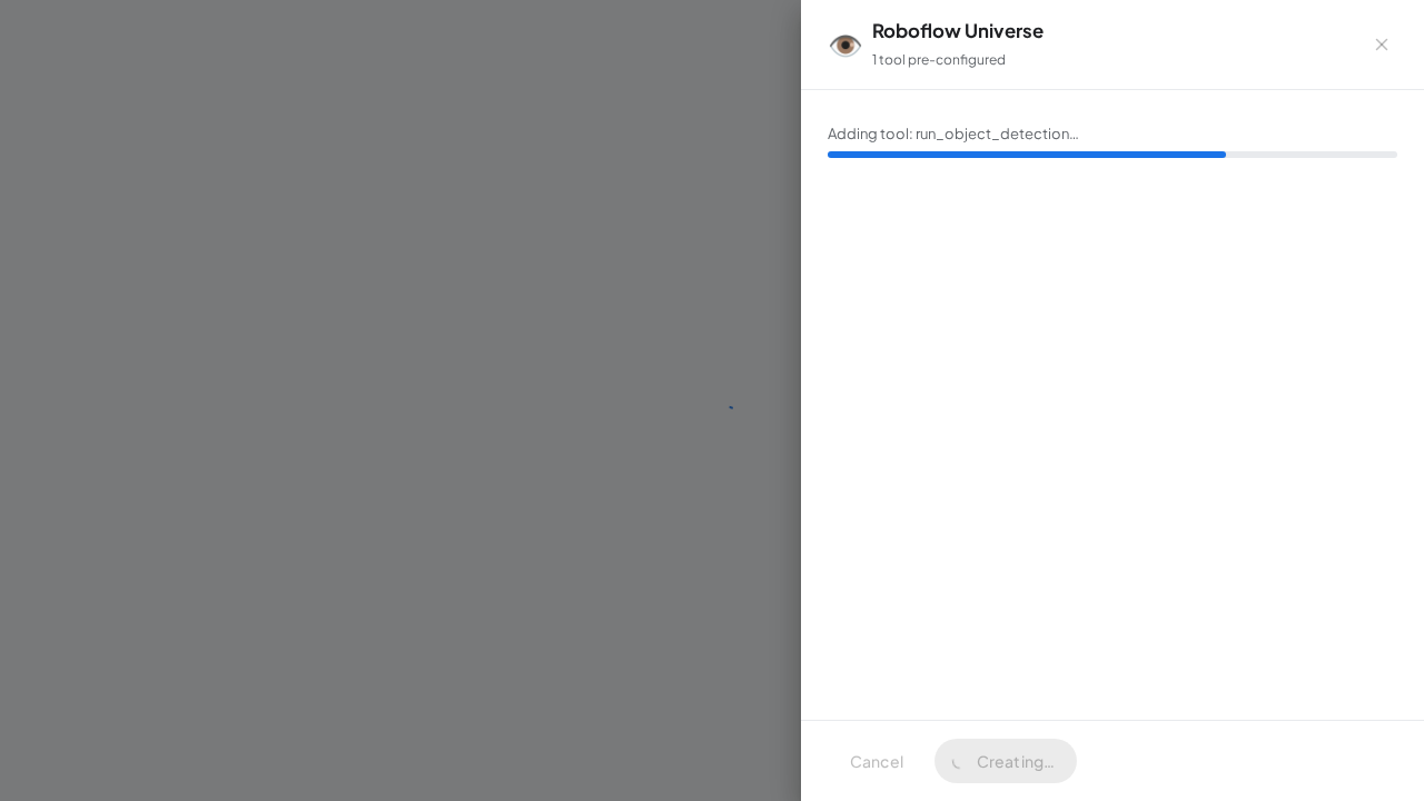 Create the Roboflow Universe server with its preconfigured tools
