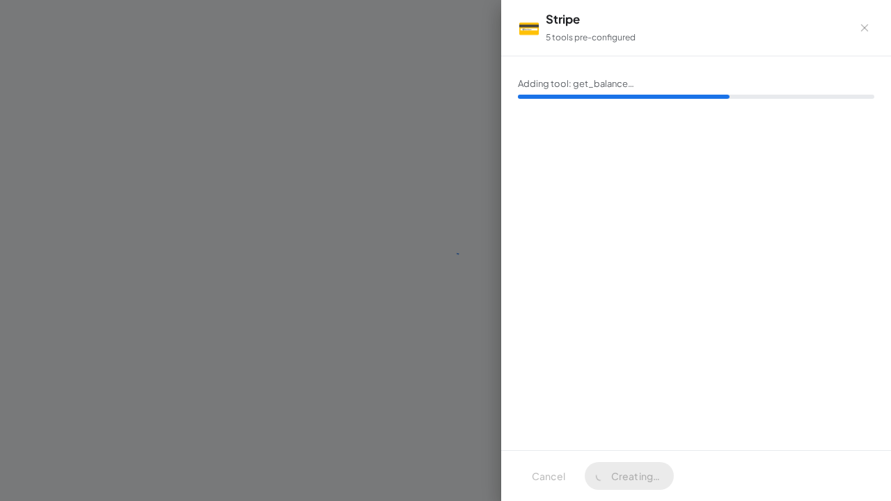 Create the Stripe server with its preconfigured tools