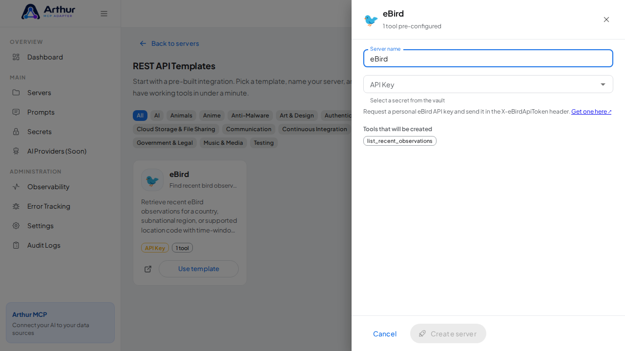 Open the eBird template with its preconfigured tools
