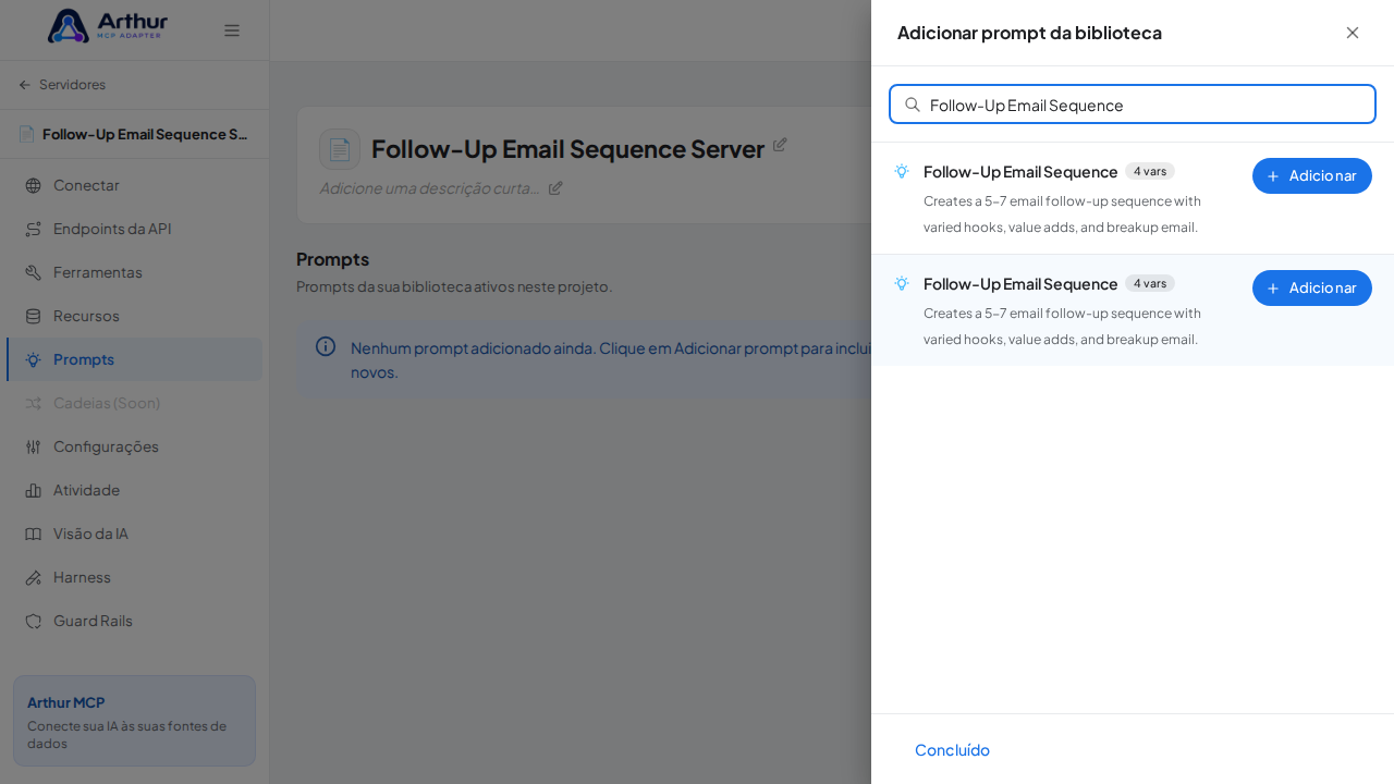 Pesquise o prompt Follow-Up Email Sequence na biblioteca