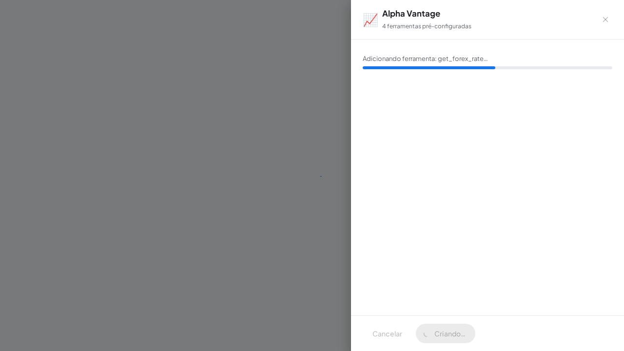 Crie o servidor Alpha Vantage com as ferramentas pré-configuradas