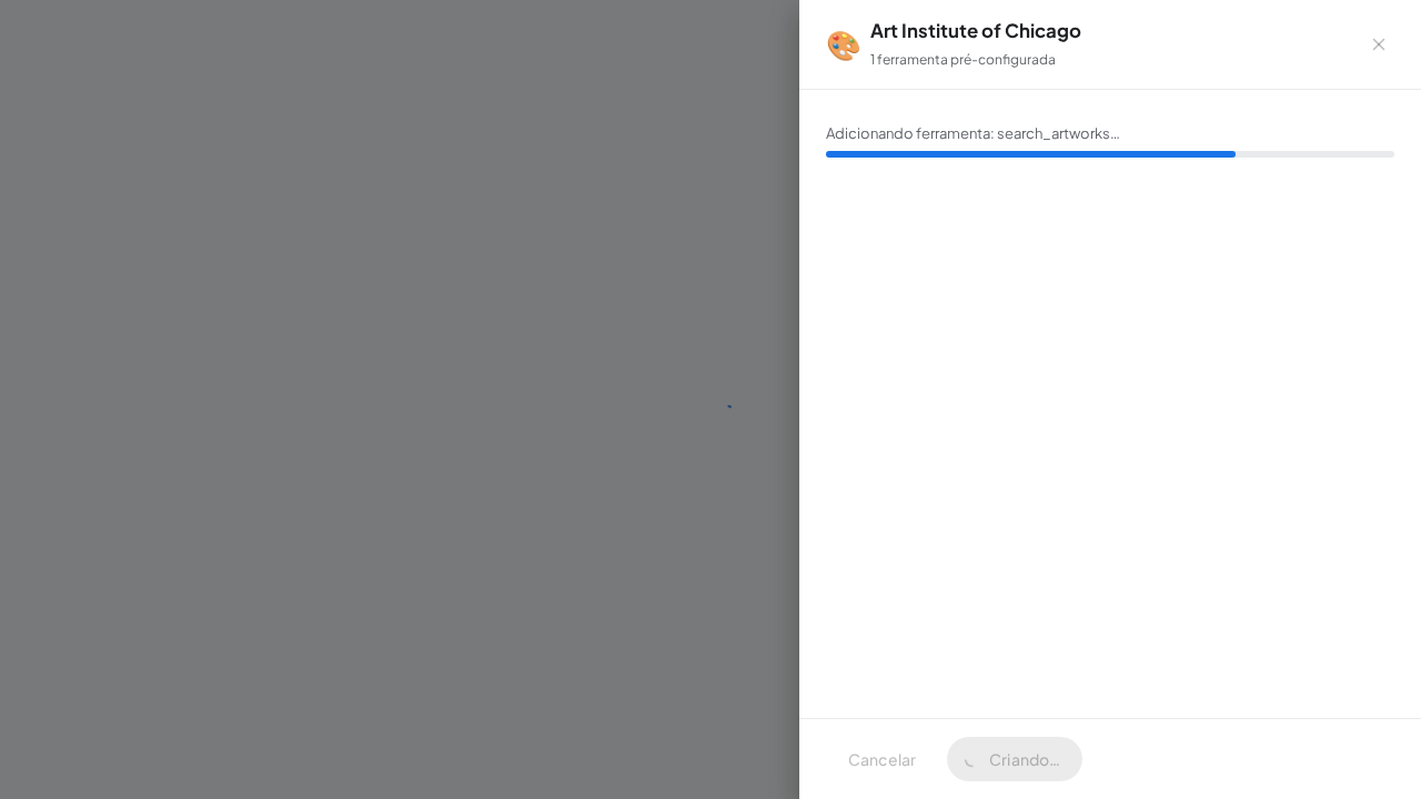 Crie o servidor Art Institute of Chicago com as ferramentas pré-configuradas