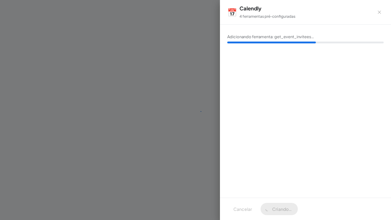 Crie o servidor Calendly com as ferramentas pré-configuradas