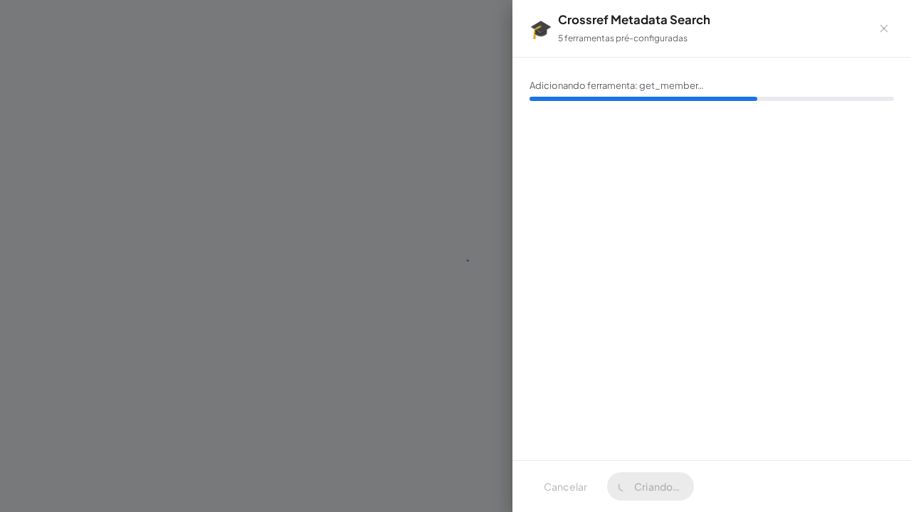 Crie o servidor Crossref Metadata Search com as ferramentas pré-configuradas