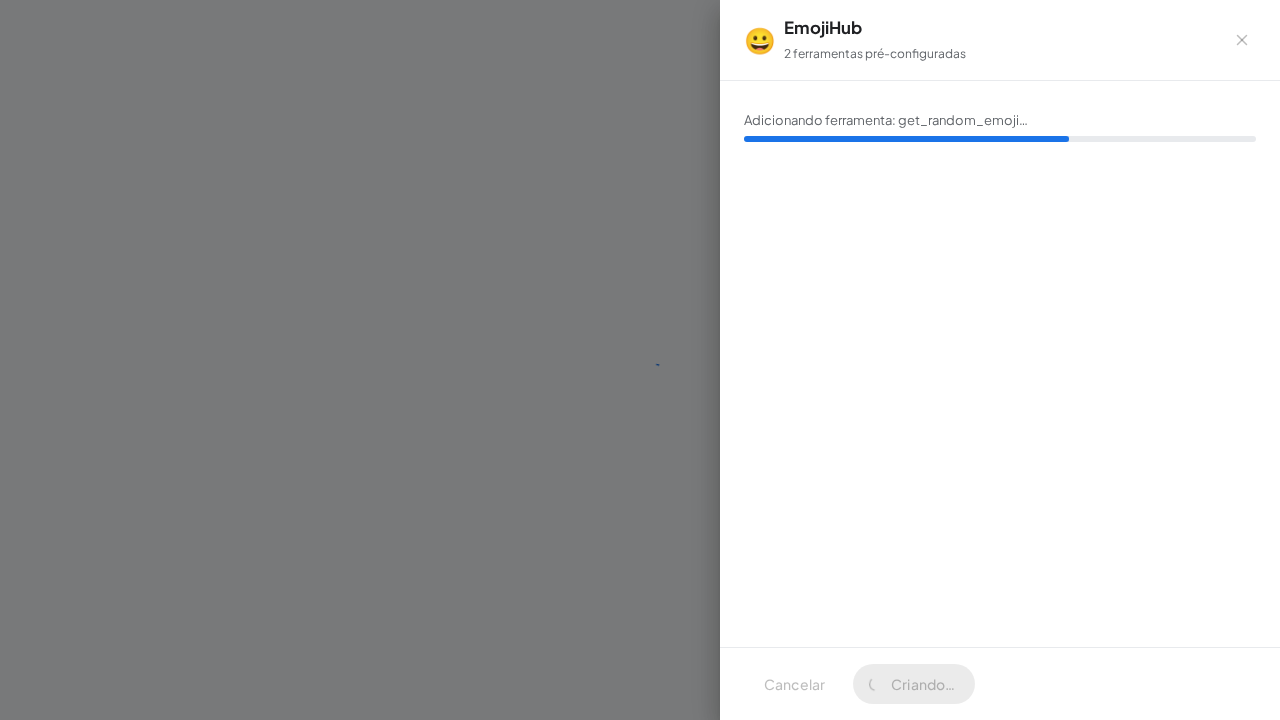 Crie o servidor EmojiHub com as ferramentas pré-configuradas