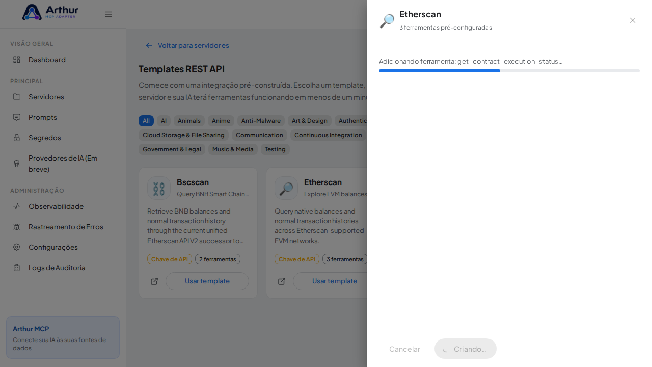 Crie o servidor Etherscan com as ferramentas pré-configuradas