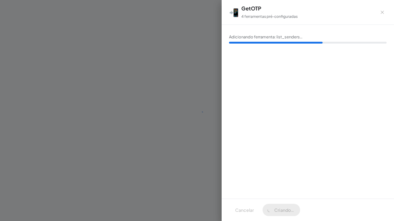 Crie o servidor GetOTP com as ferramentas pré-configuradas