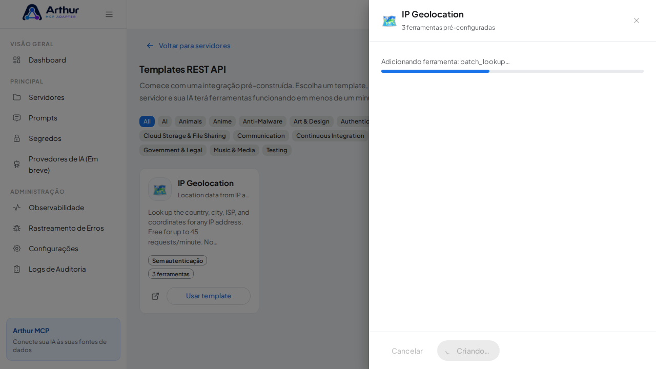 Crie o servidor IP Geolocation com as ferramentas pré-configuradas