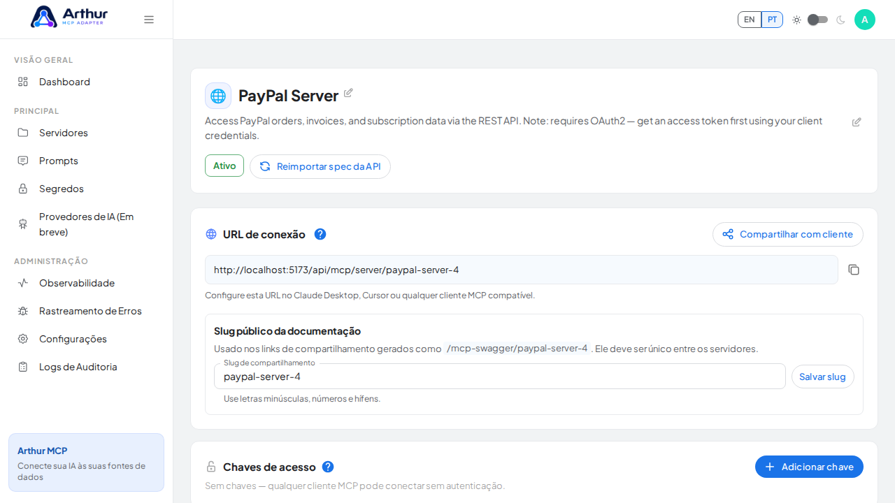 Crie o servidor PayPal com as ferramentas pré-configuradas