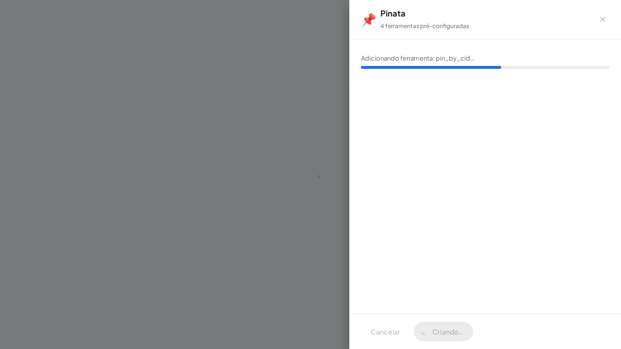 Crie o servidor Pinata com as ferramentas pré-configuradas