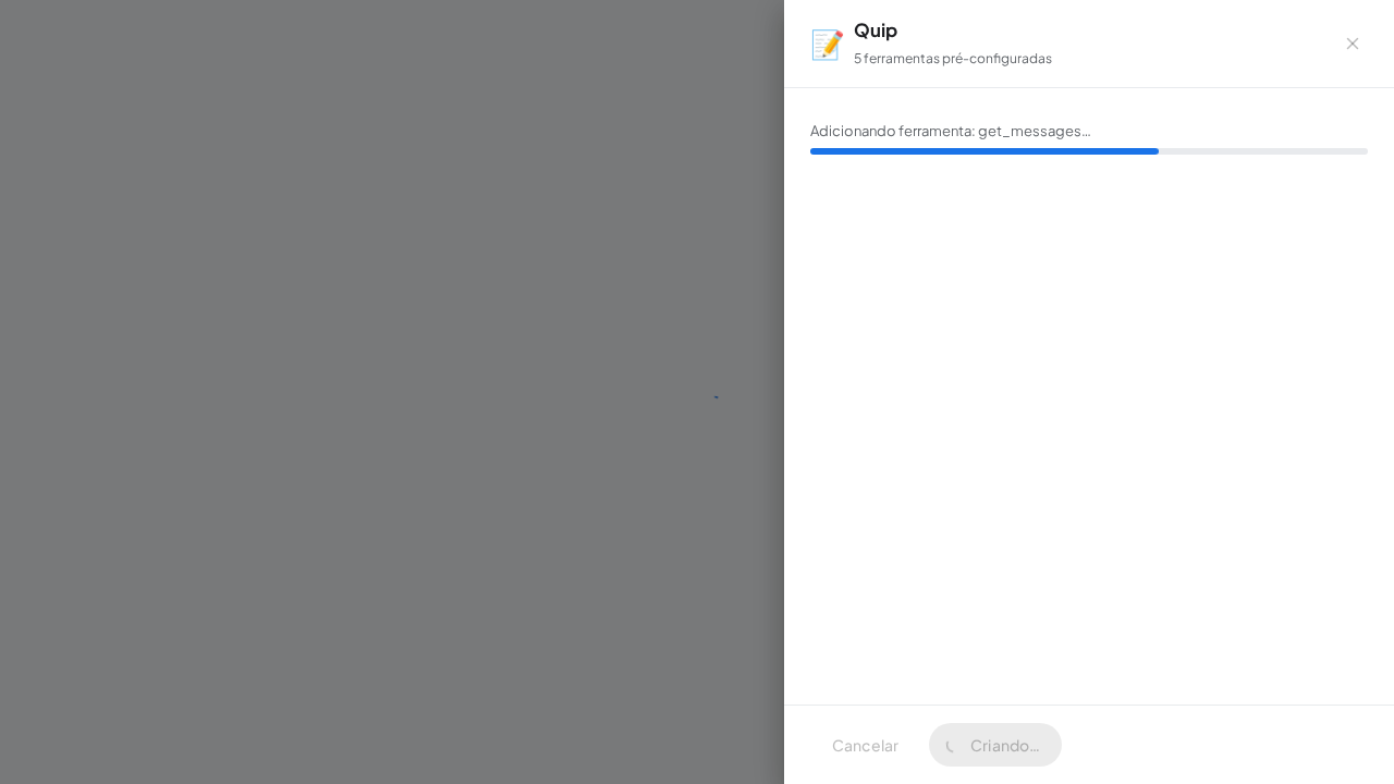 Crie o servidor Quip com as ferramentas pré-configuradas