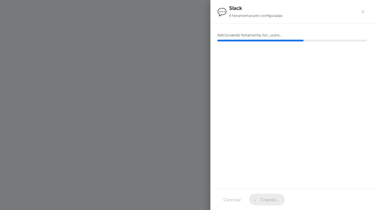 Crie o servidor Slack com as ferramentas pré-configuradas