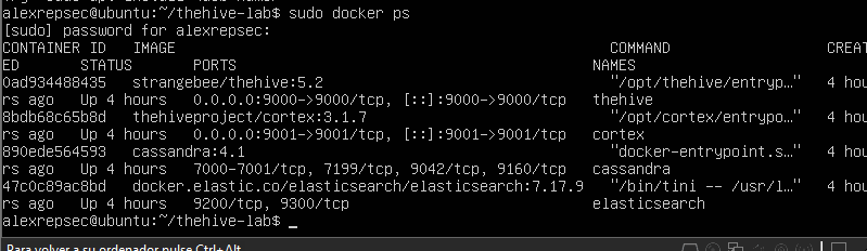 Docker PS