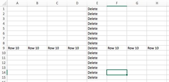 Excel Beginning Result