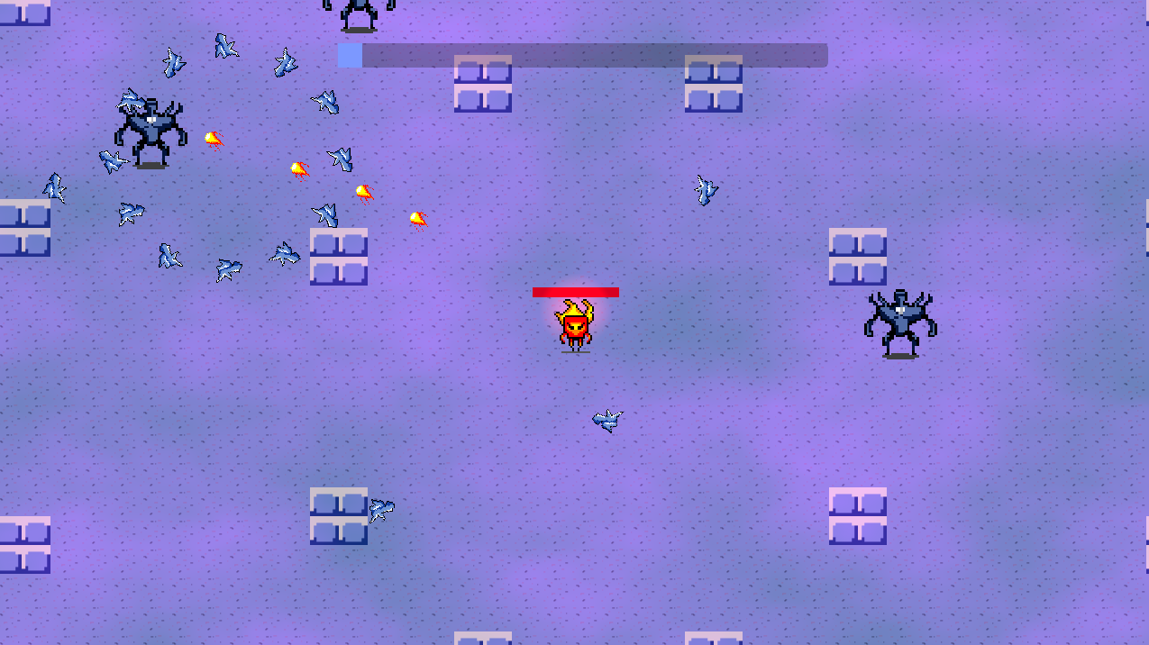 A screenshot from the game Bullet Hell V: Fire & Ice