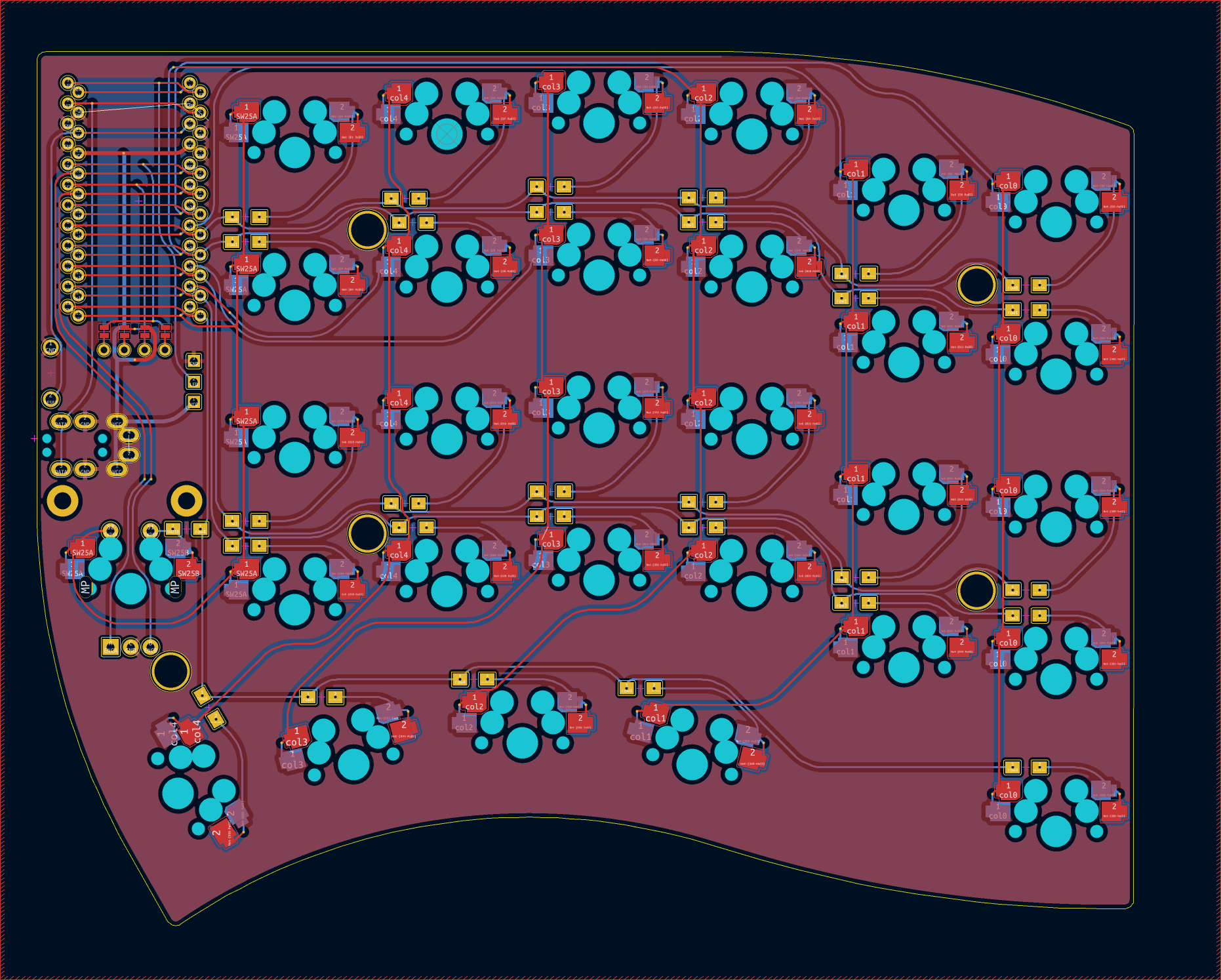 SouffleKeyboard PCB