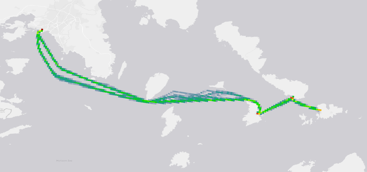 The resulting map of total vessel in geo-referenced tiff format