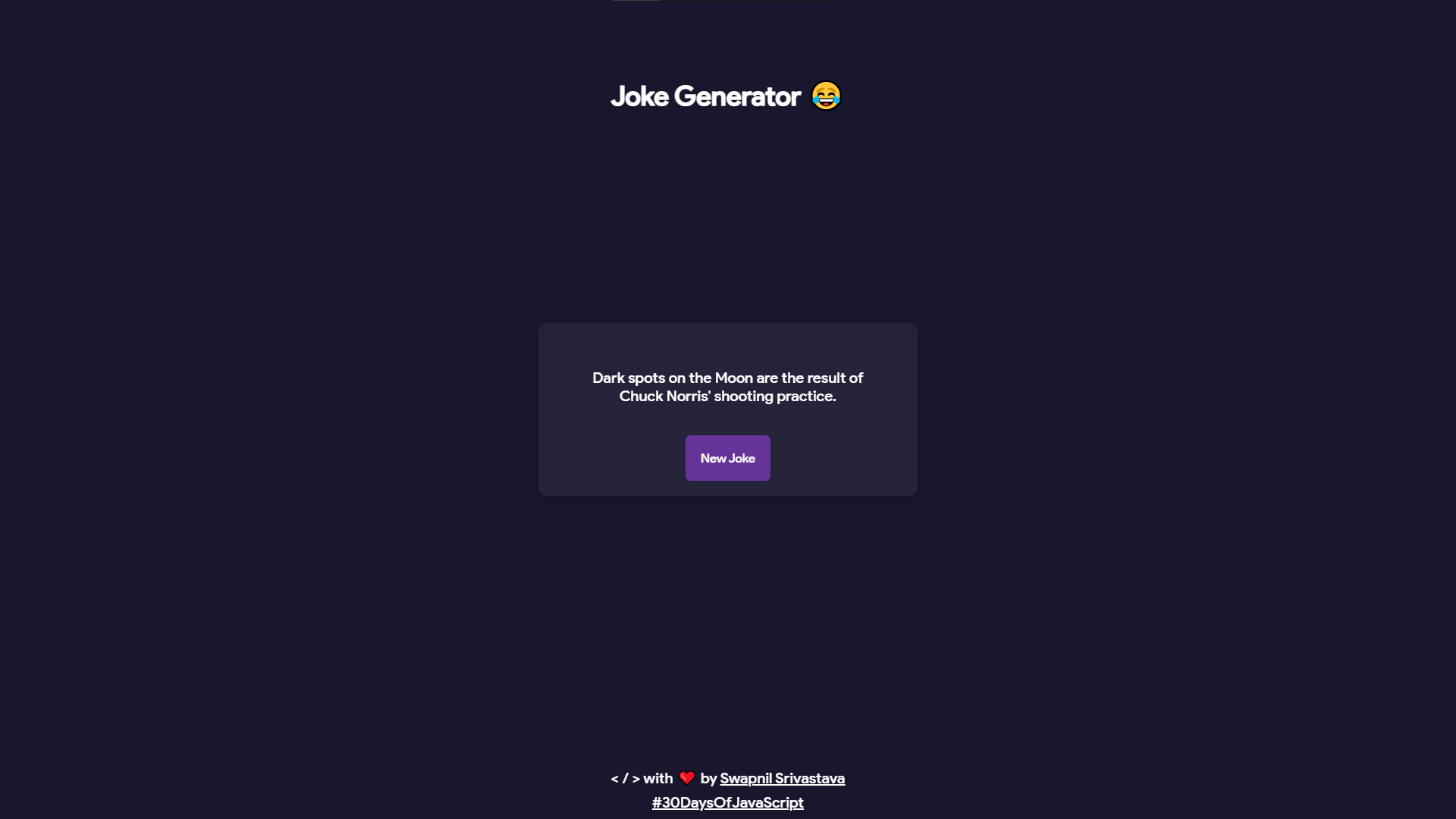 Joke Generator