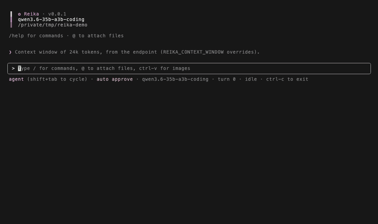 Reika fixing a retry helper and its test with a local model