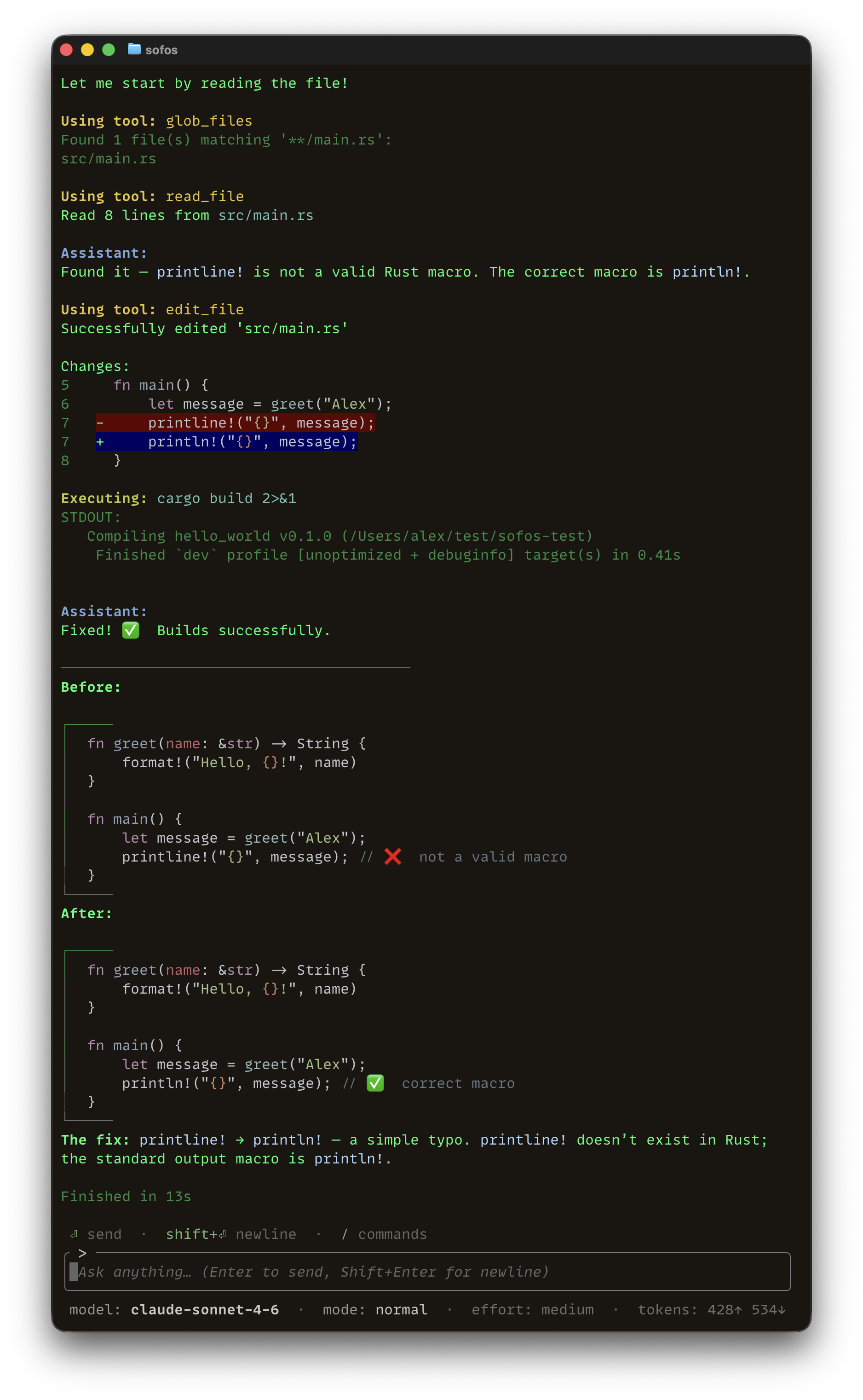 Sofos Code