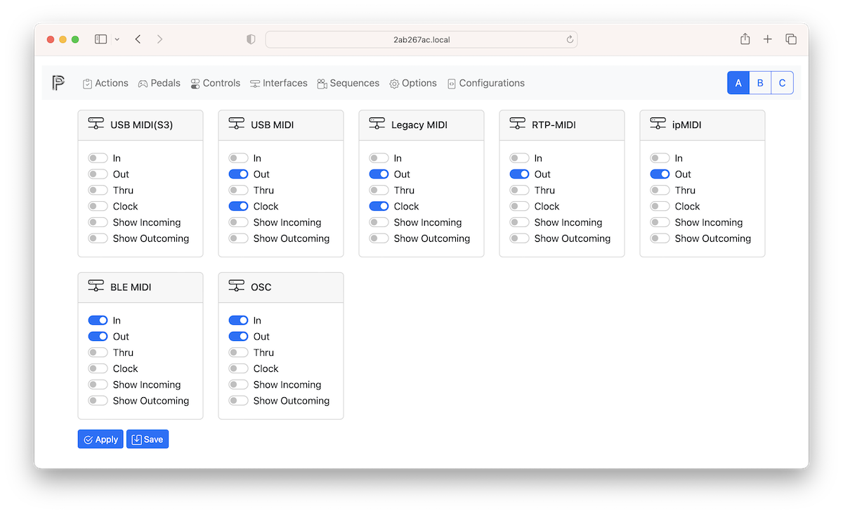 WEBUI INTERFACES