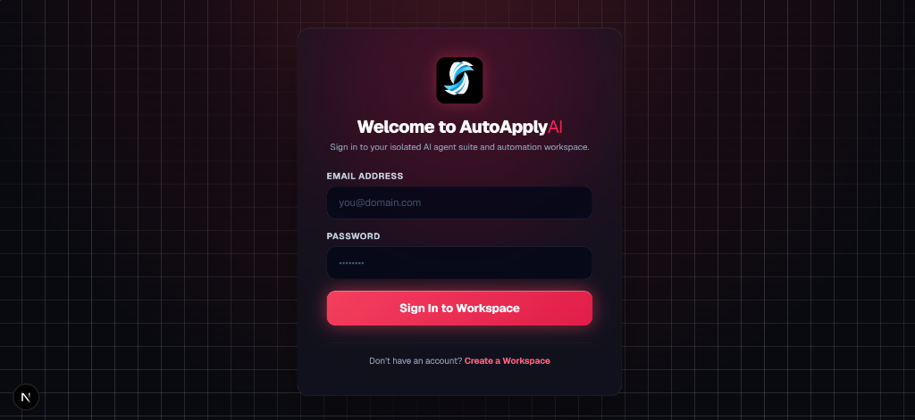 Auto-Apply AI Workspace Preview