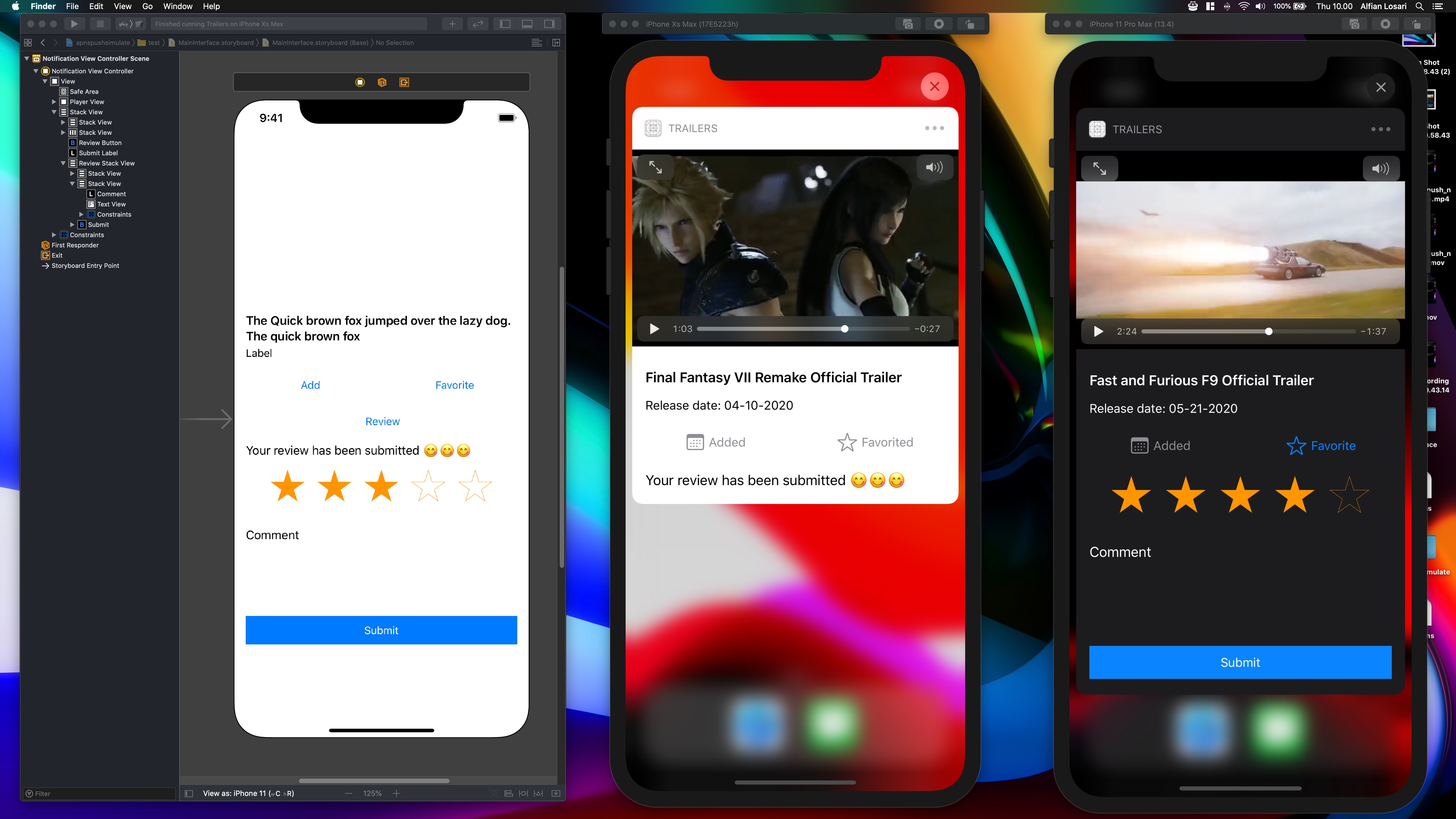 Custom Push notification UI Alt text