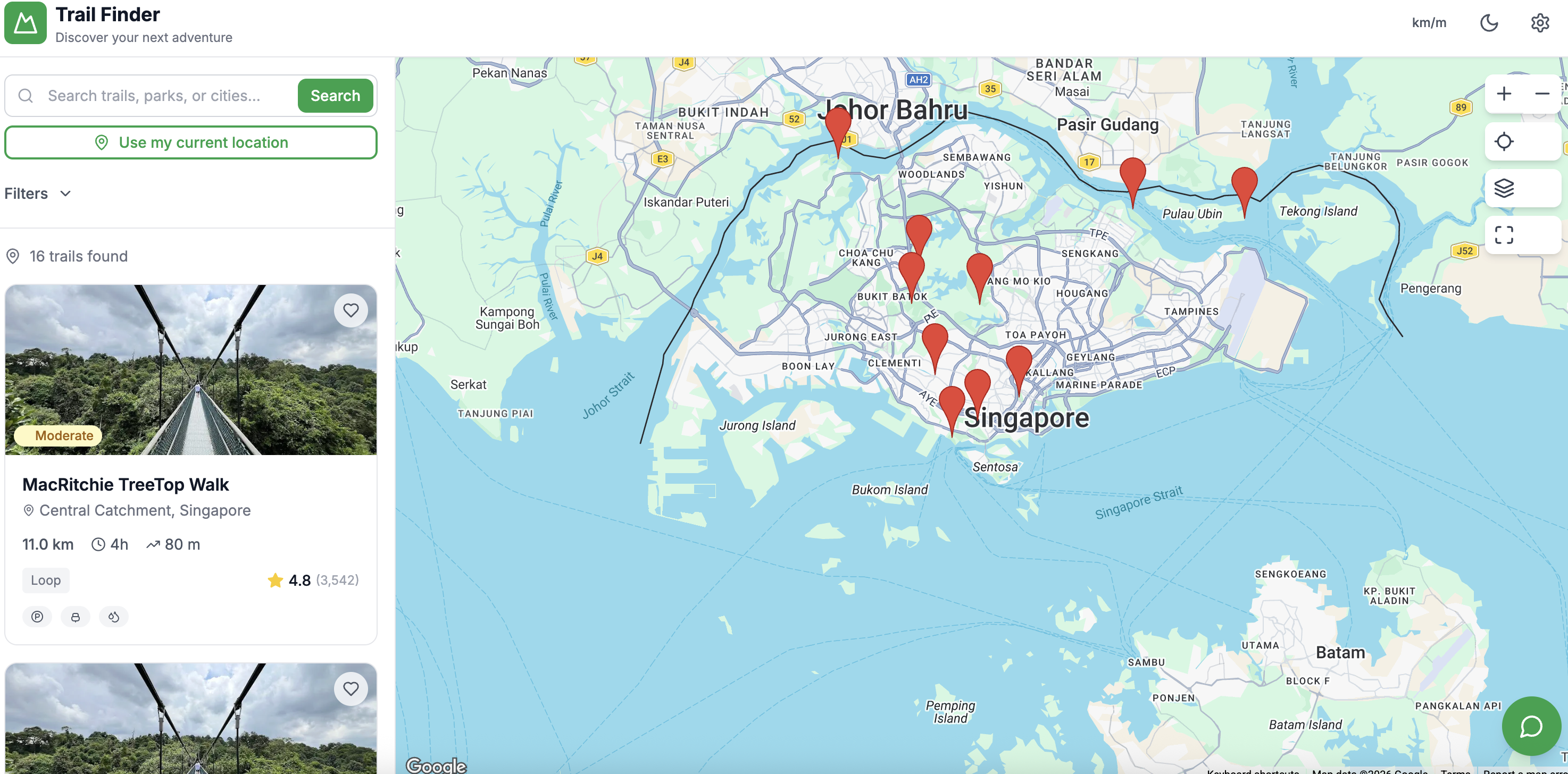 Hiking Advisor screenshot