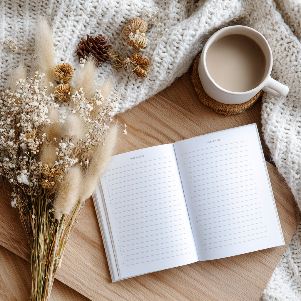 Workbook and journal Petals of You — self-reflection tools