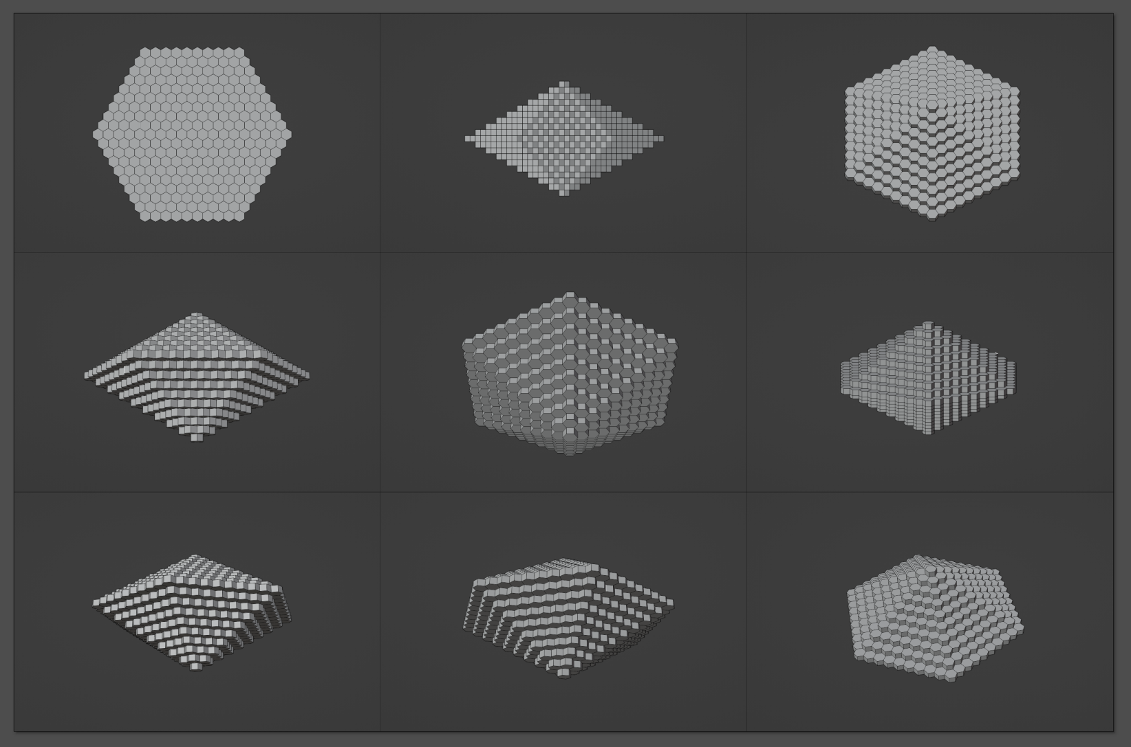 Hexprism Honeycomb Diamond