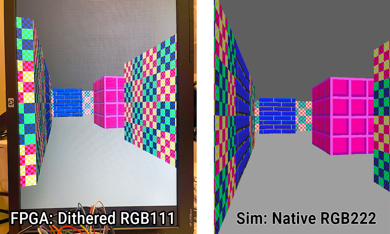 raybox-zero running on FPGA and simulator