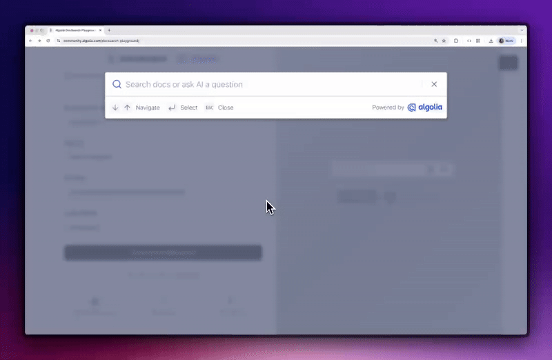 Ask AI demo