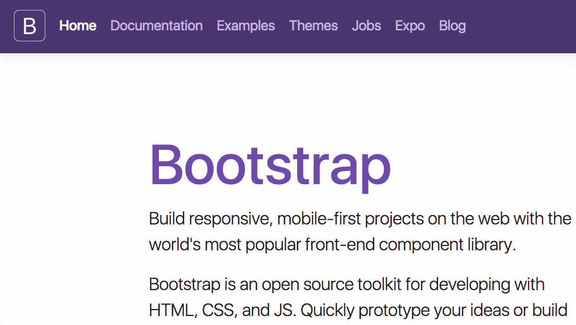 Bootstrap demo