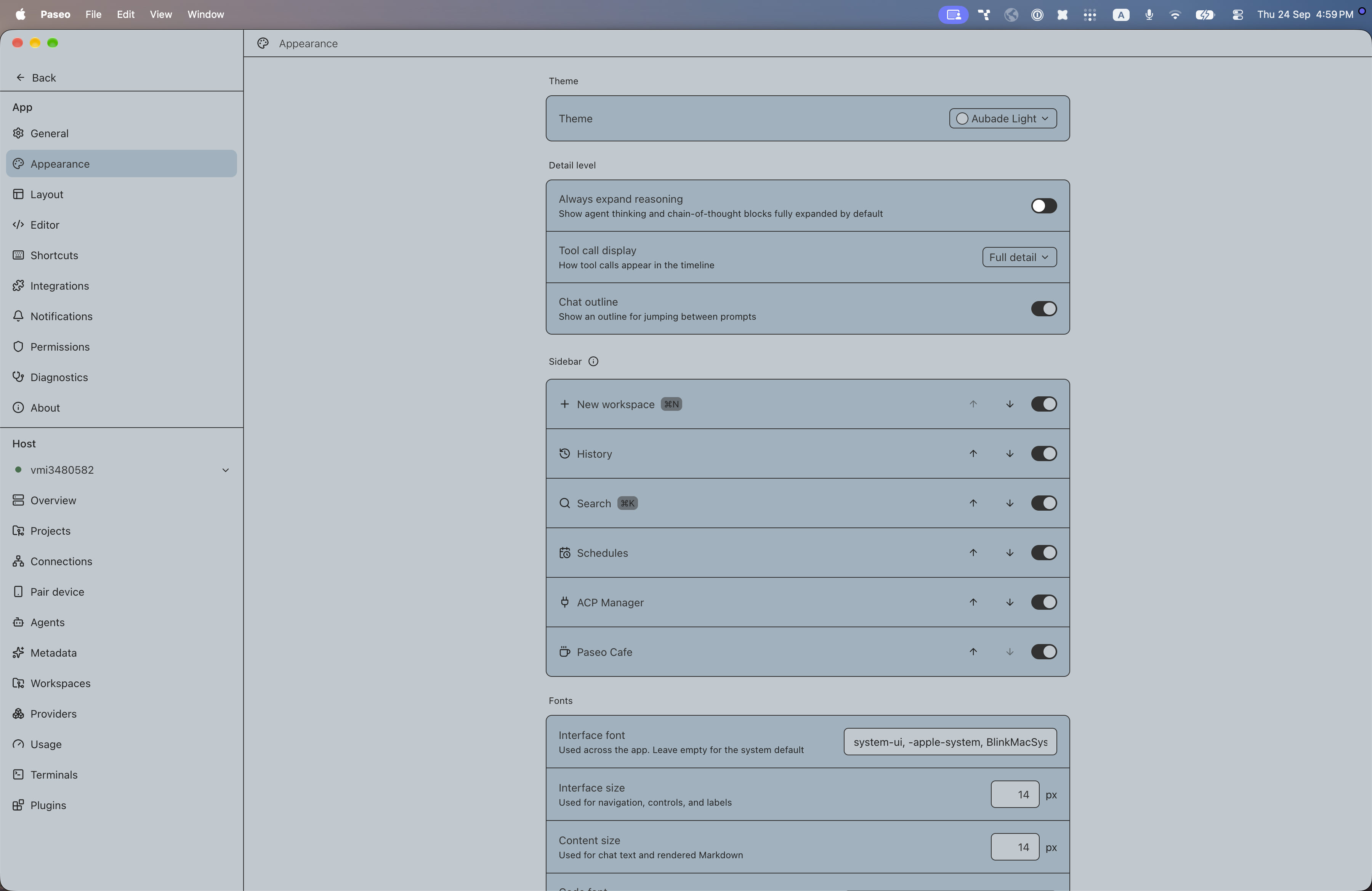 Aubade Theme screenshot 2