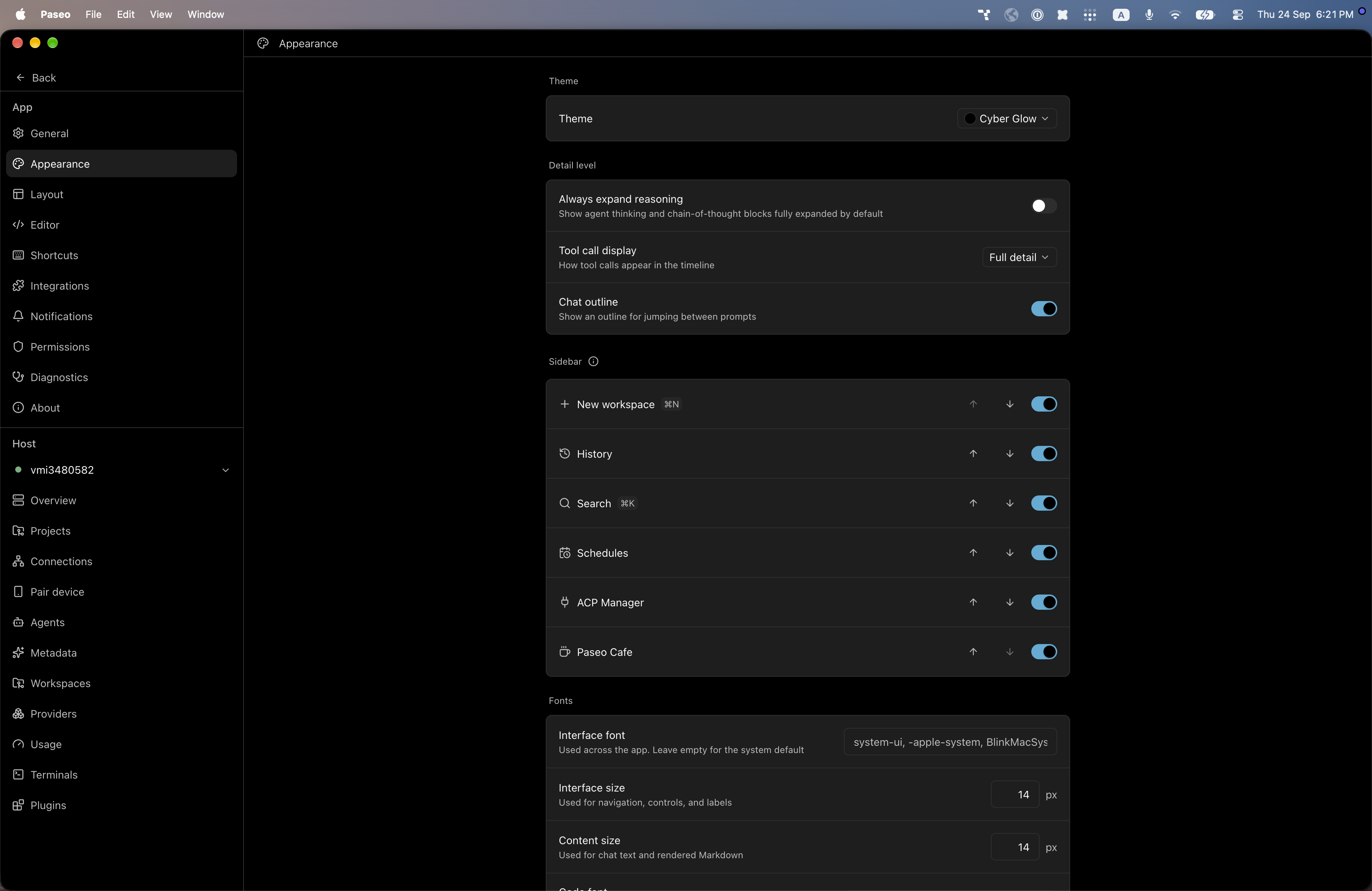 Cyber Glow Theme screenshot 1