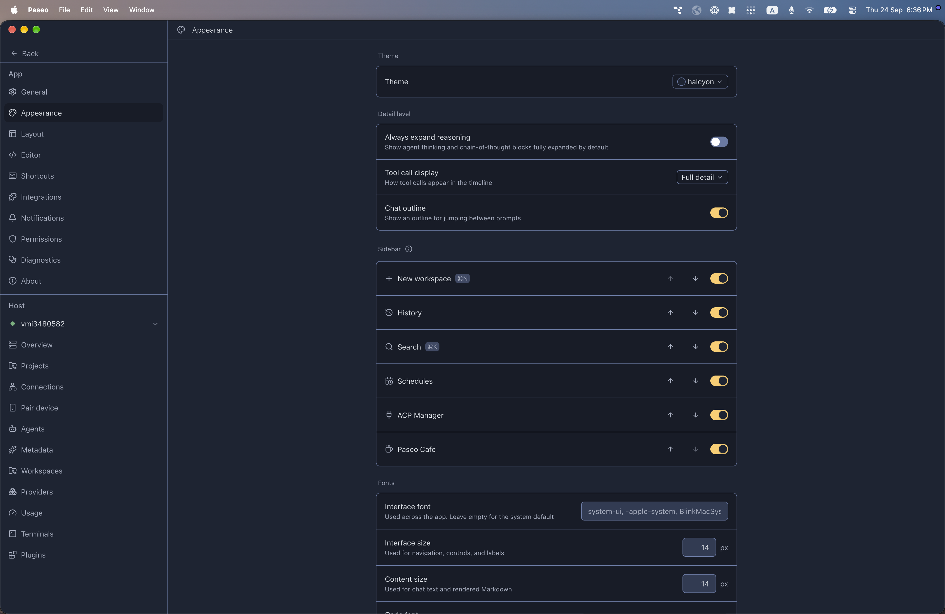 Halcyon Theme screenshot 1