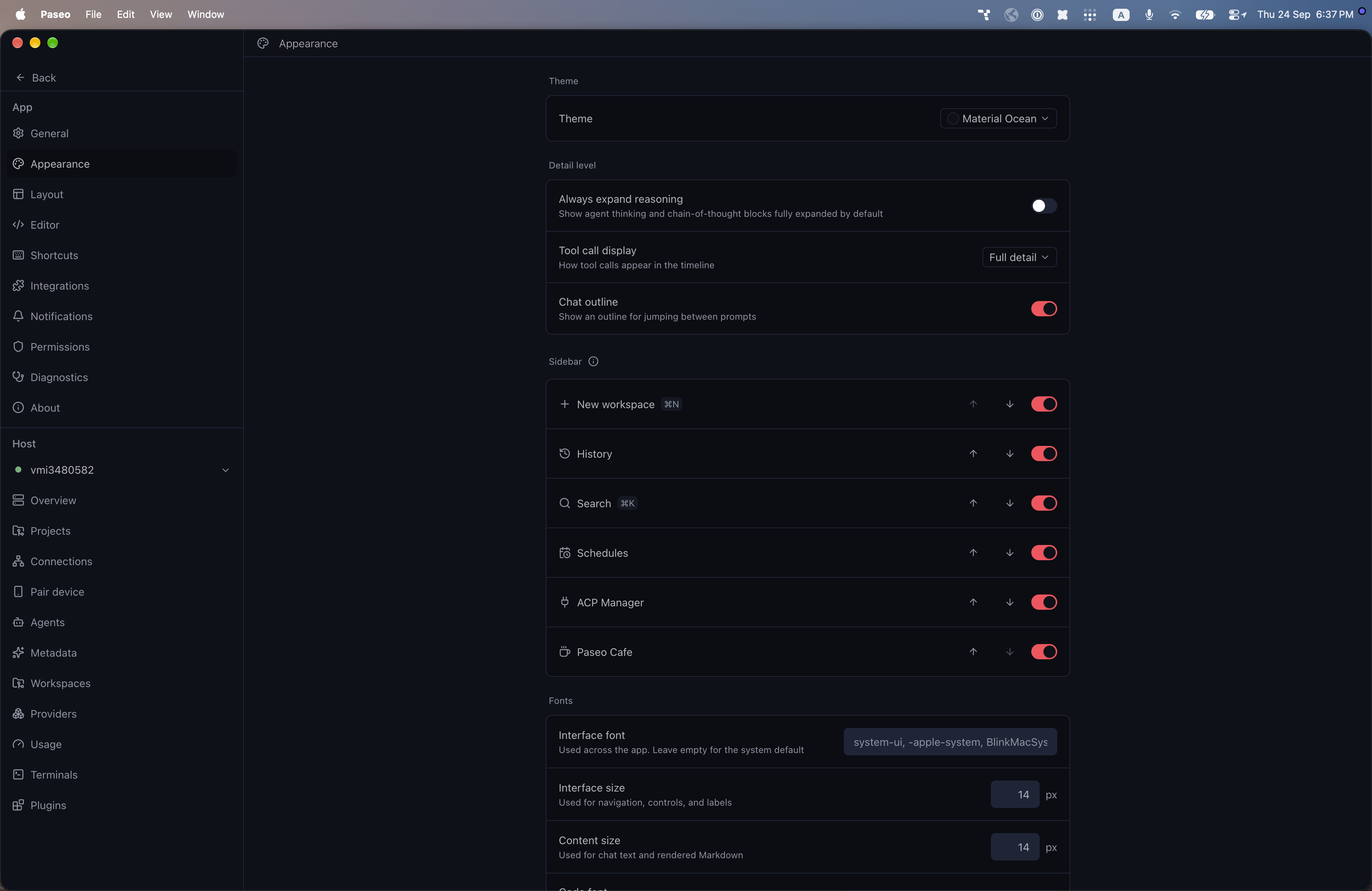 Material Ocean Theme screenshot 1
