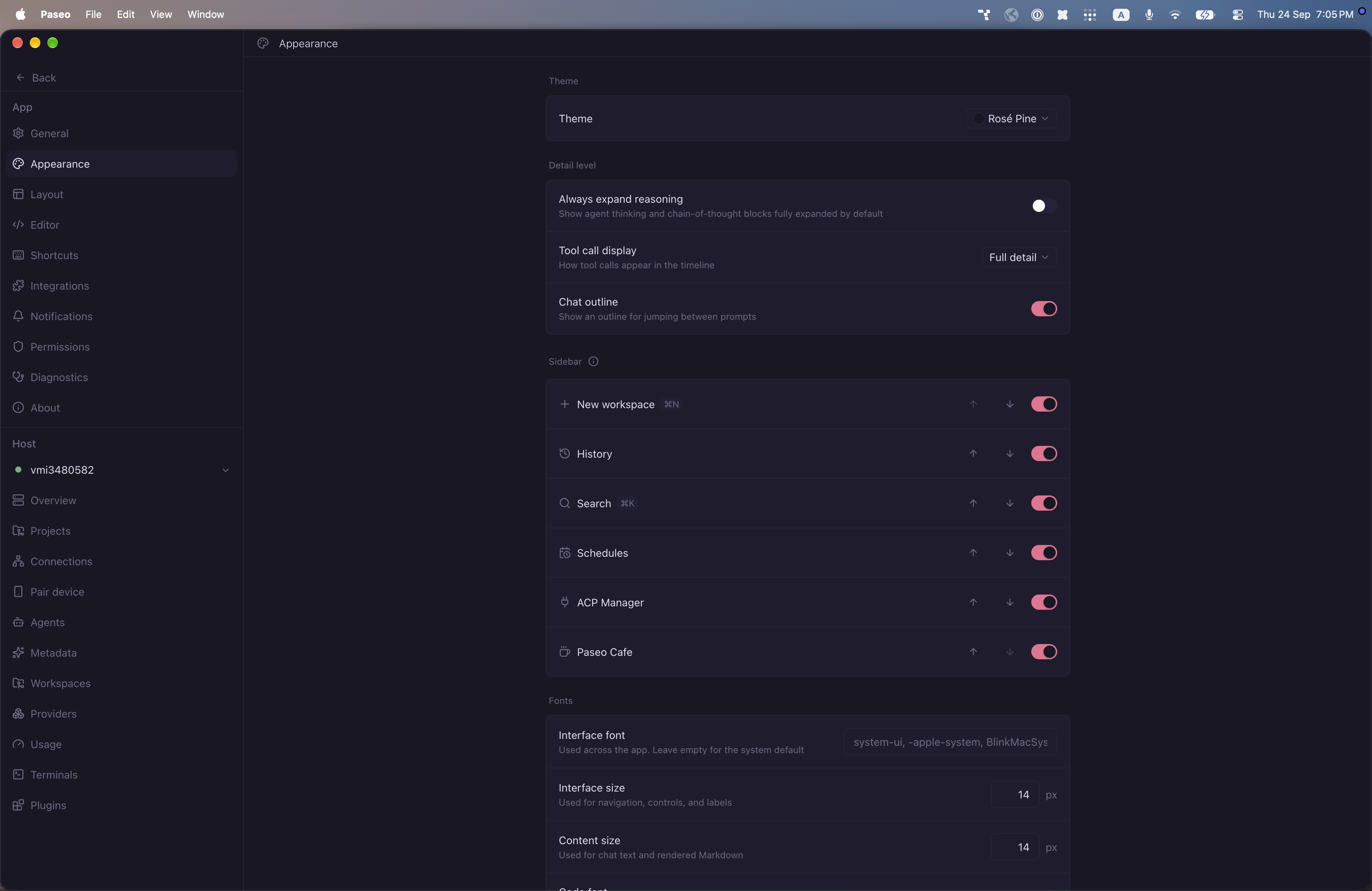 Rose Pine Theme screenshot 1