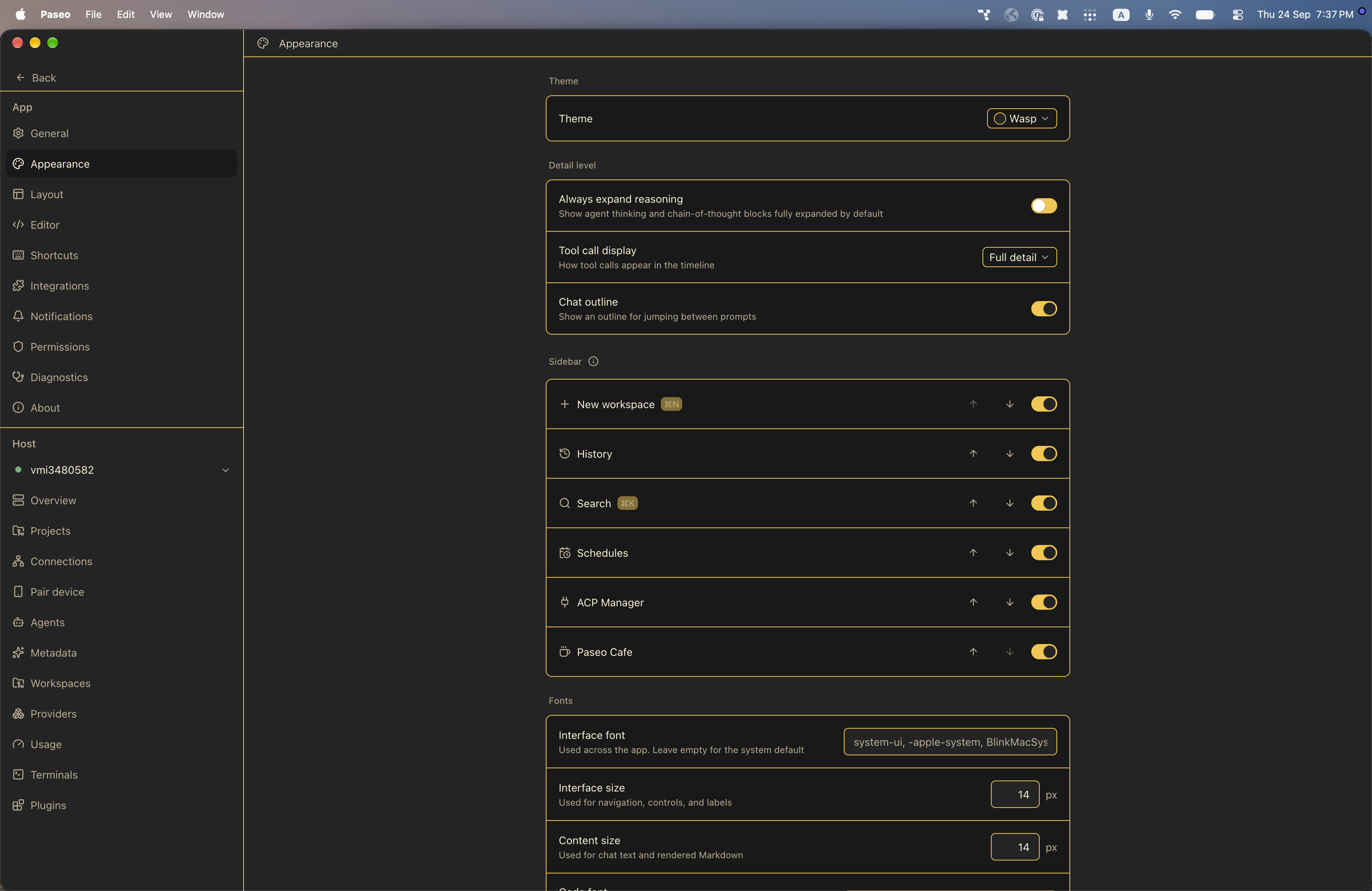 Wasp Theme screenshot 1