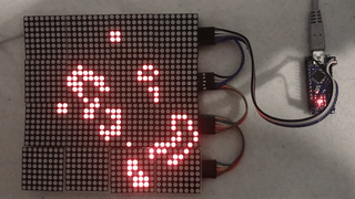 Output to an LED matrix