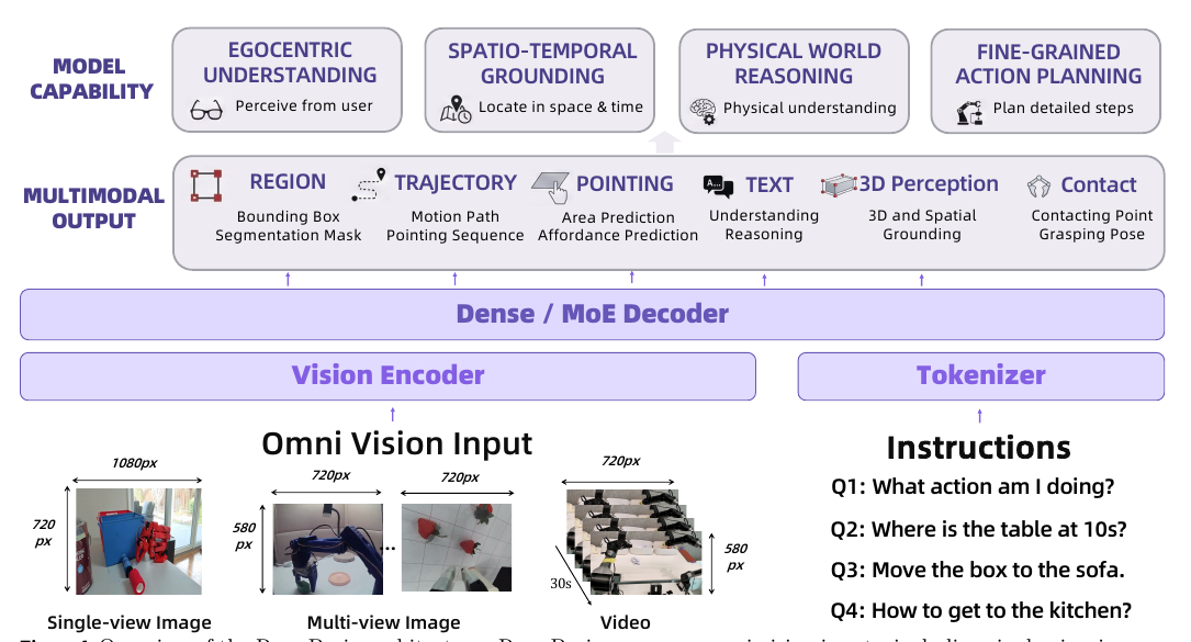 RynnBrain 1.1 foundation model architecture