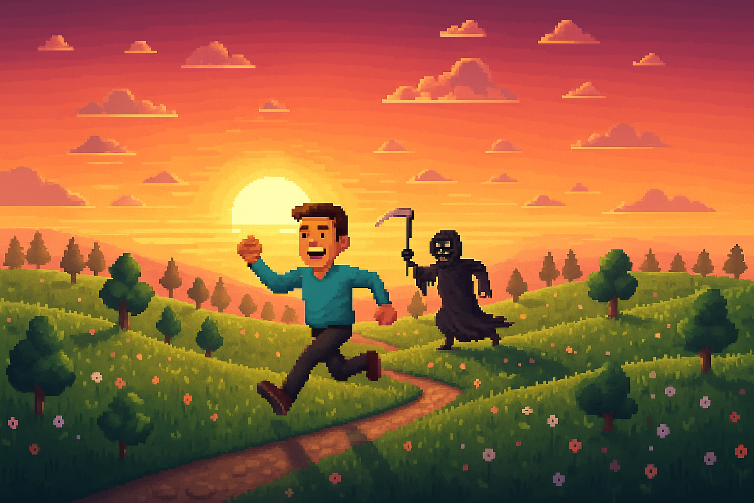 Reincarnation Story - Pixel Art